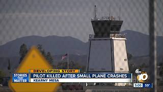 Pilot killed after small plane crashes