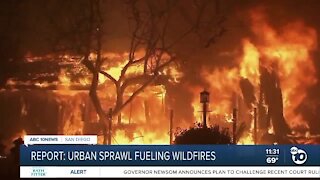 Report: Urban sprawl fueling wildfires