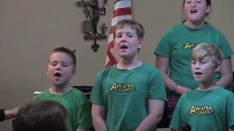 Awana award night 2022 - Elijah's part