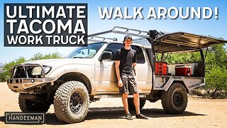 Final Walk Around Of My Custom Tacoma 4x4 Work Truck