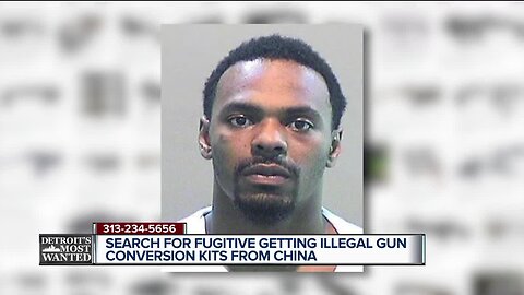 Detroit's Most Wanted: Carnord Gordon buys 5 illegal gun conversion kits from China, cuts off tether and takes off