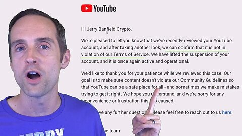 Jerry Banfield Crypto is BACK on YouTube with Major Changes!