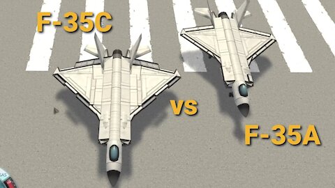 KSP: F-35A vs F-35C