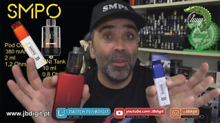 [PT] SMPO Pod OLA (380mAh 2,0ml) + Tank UNI 10ml - Novidades interessantes