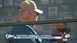 Hundreds honor America's veterans on Mt. Soledad