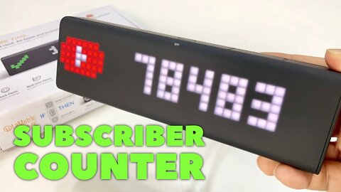 LaMetric Clocks Is A YouTube Subscriber Counter