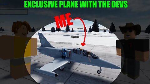 I went in a devs plane!! Project flight - Exclusive update 8 plane