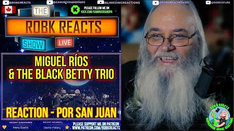 Miguel Ríos & The Black Betty Trio Reaction - Por San Juan En Directo - Requested
