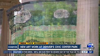 New art work at Denver's Civic Center Park