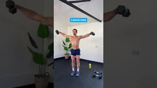 DUMBBELL SHOULDERS! (Full video on my channel)