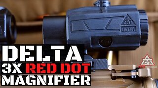 NEW From AT3 Tactical - AT3 Delta 3X Red Dot Magnifier.