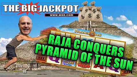 🌞RAJA CONQUERS PYRAMID OF THE SUN! 🌞 AWESOME BONUS ROUND WIN! 💲