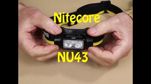 Nitecore NU43 Rechargeable Headlamp - The Worlds Lightest 18650 Battery Headlamp