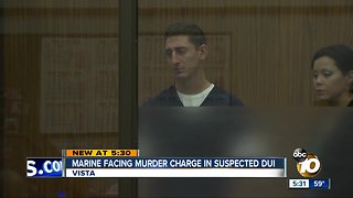 Marine facing murder charge in suspected DUI