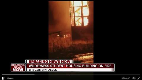 Fire breaks out at student housing building at Wisconsin Dells