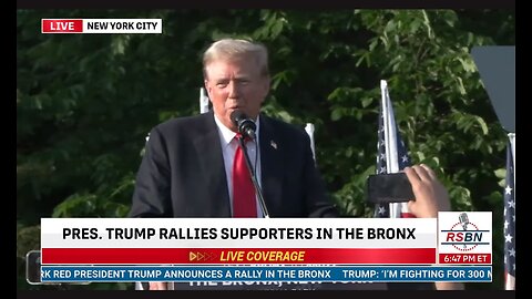 Trump Rally at Bronx, NY