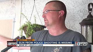 Neighbors looking for missing gun after police chase in their area