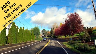 Renton Washington Go Pro Driving Fall colors Part 2