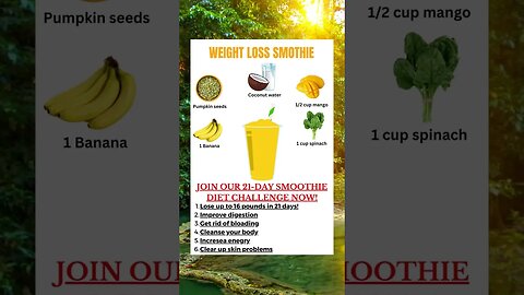 How To Lose Weight With Juice Cleanse | Healthy Smoothie Recipes With Banana #Shorts
