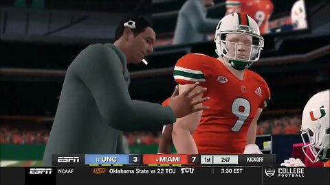 NCAA Football 14 - CFB Revamped - Dynasty Mode - North Carolina vs Miami