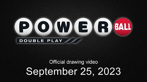 Powerball Double Play drawing for September 25, 2023