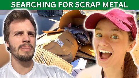 Dumpster Diving for Scrap Metal: Not The Most Exciting Haul, Still Had Fun