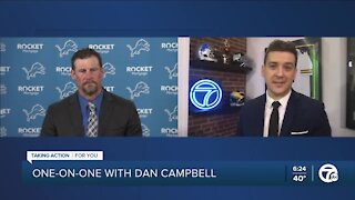 One-on-one with new Lions head coach Dan Campbell