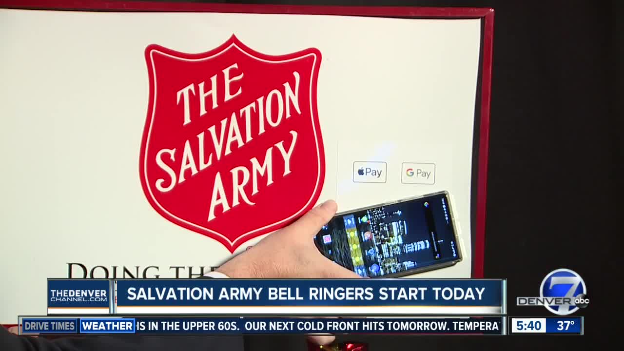 Salvation Army bell ringers start today