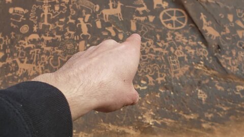 This cliff wall changes history petroglyphs will blow your mind