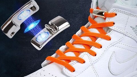 New Elastic Magnetic Locking Shoe Laces