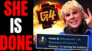 Complete FAILURE For Frosk! | She's "Leaving" The Gaming Industry After DESTROYING G4TV