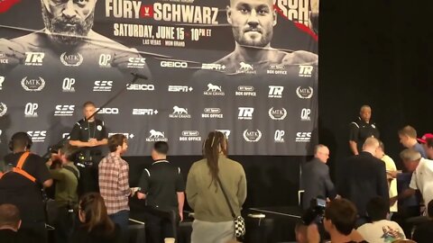 Tyson Fury vs Tom Schwarz official morning weigh ins