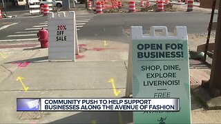 'Cash Mob' hoping to help Detroit's Avenue of Fashion businesses struggling during construction