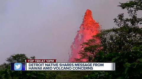 Workers plugging energy wells as lava from Kilauea flows nearby