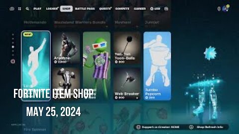 Fortnite Item Shop|May 25, 2024(*New* Lo-fi Headbang Emote)