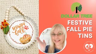 Dollar Tree DIY Festive Fall Pie Tins