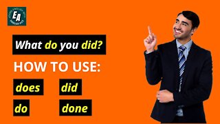 How to use does, do, did, and done? (English for GRE, GED, ACT, UPCAT, Civil Service Exams)