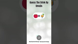 Guess the Drink by Emojis #shorts