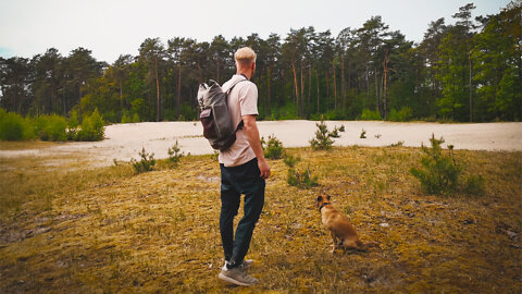 Hiking Alone 11km in Holmer Dunes - Schleswig-Holstein | North Germany (silent hiking video)