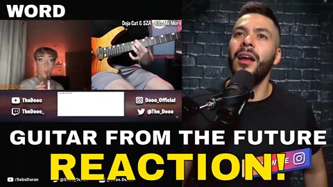 TheDooo Playing Guitar on Omegle but plays a guitar from the future (Reaction!)