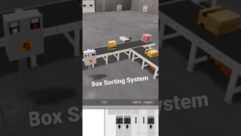 Box Sorting System Using Sequential Functional Chart