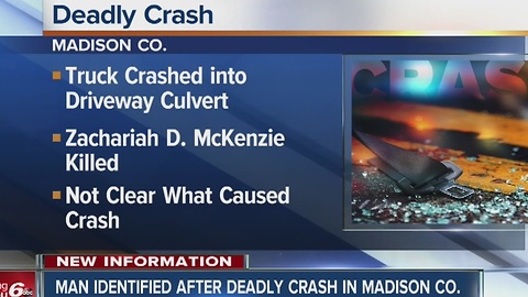 Man identified in deadly Madison County Crash