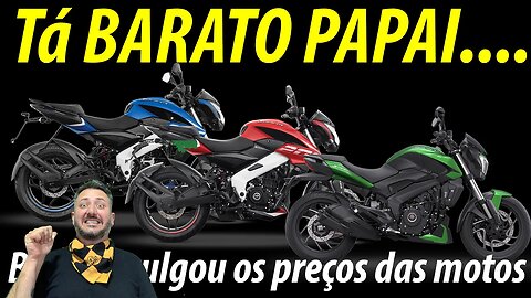 ✅ ✅ ✅ Tá BARATO DEMAIS PAPAI: Bajaj Divulgou os PREÇOS DAS MOTOS ✅ ✅ ✅