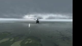 Flying Classic Aircraft in VR. The Chinook Helicopter.