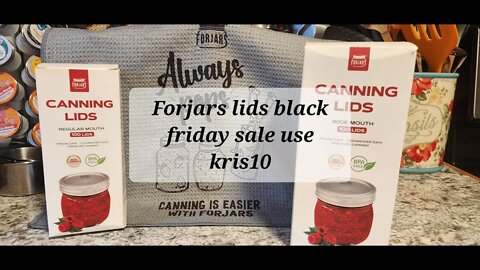 FORJARS BLACK FRIDAY SALE USE MY CODE KRIS10 AND GET AN EXTRA 10% OFF NOW IS THE TIME. STOCK UP