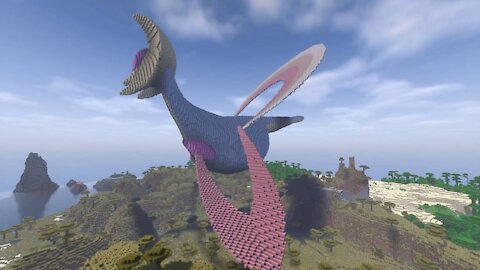 Minecraft Cresselia Build - Pokemon