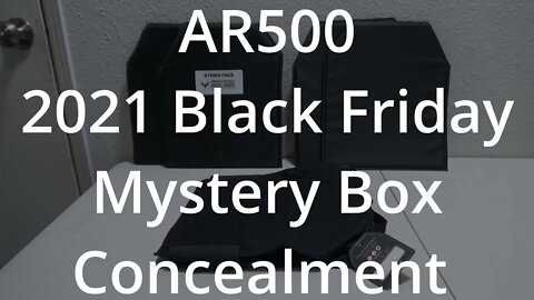 AR500 2021 Black Friday Mystery Box - Concealment - L2Survive with Thatnub