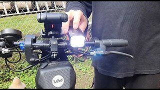 Super Bright Rechargeable Bike Light and Tail Light Set