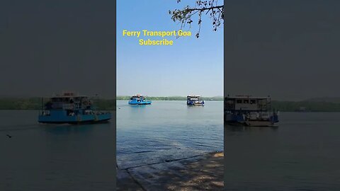 Ferry Service water transport in Goa #viral #youtubeshorts #shortvideo #shorts #watertransport #goa