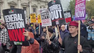 Cost of living protest tories out #london